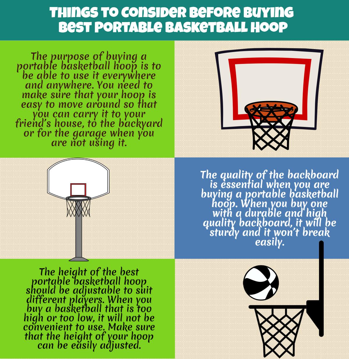 Portable Basketball Hoop Buying Guide (Infographic) Ten Reviewed