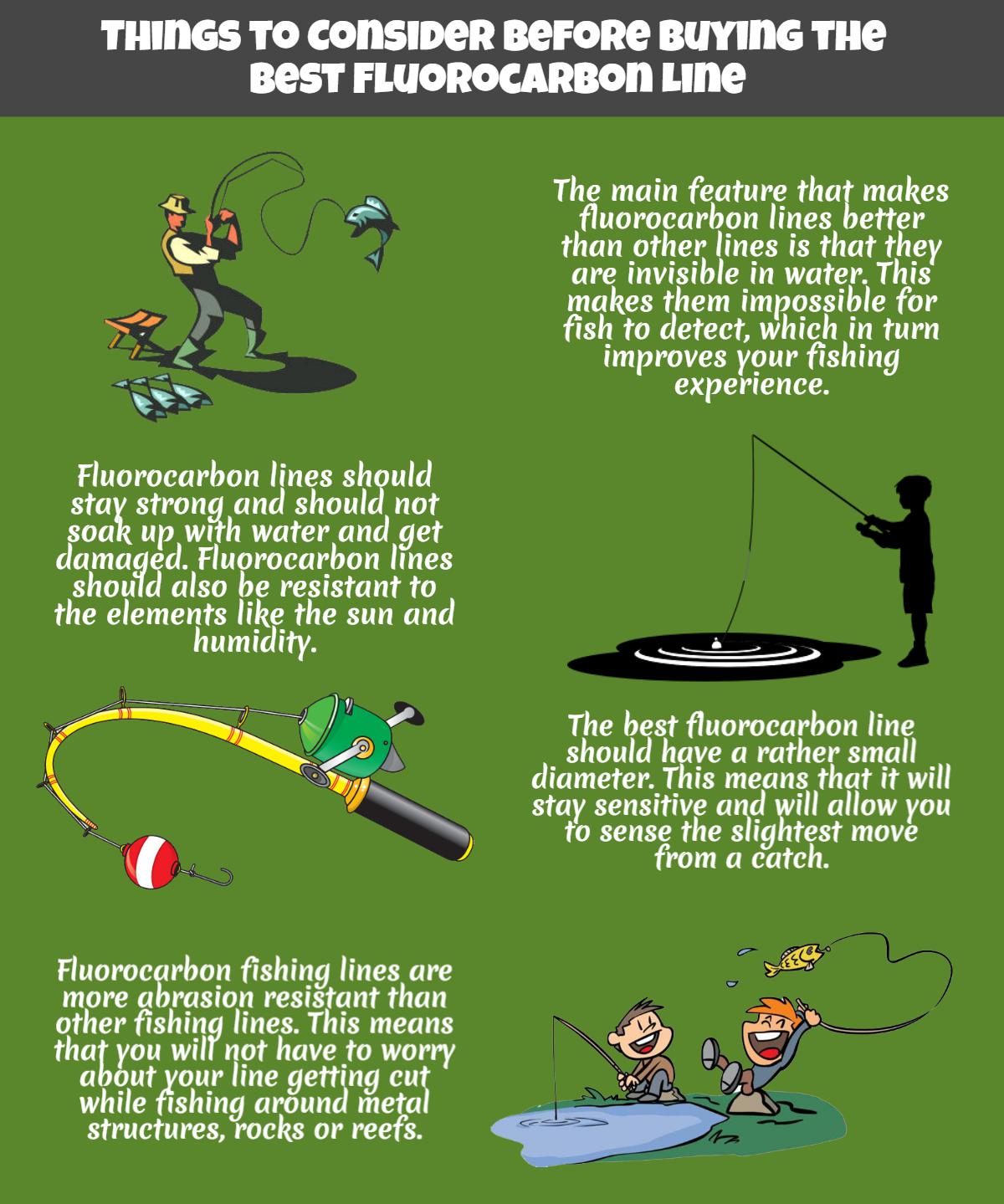 Fluorocarbon Line Buying Guide (Infographic) Ten Reviewed