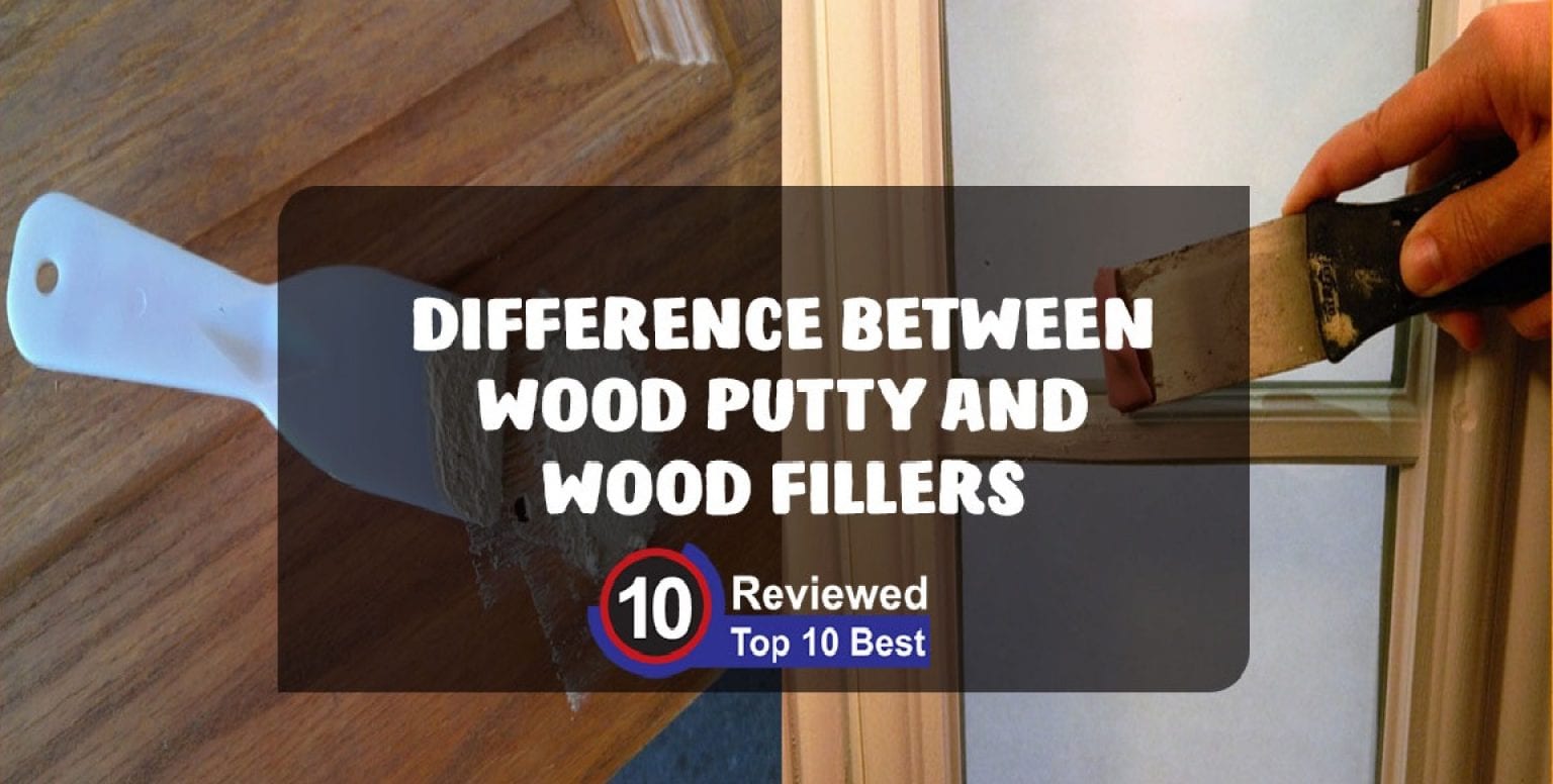 wood putty vs wood filler for furniture repair