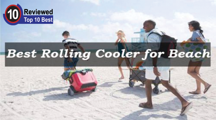 Blue Travel5.0 Deluxe Ripstop Beach Travel Rolling Cooler With Wheels