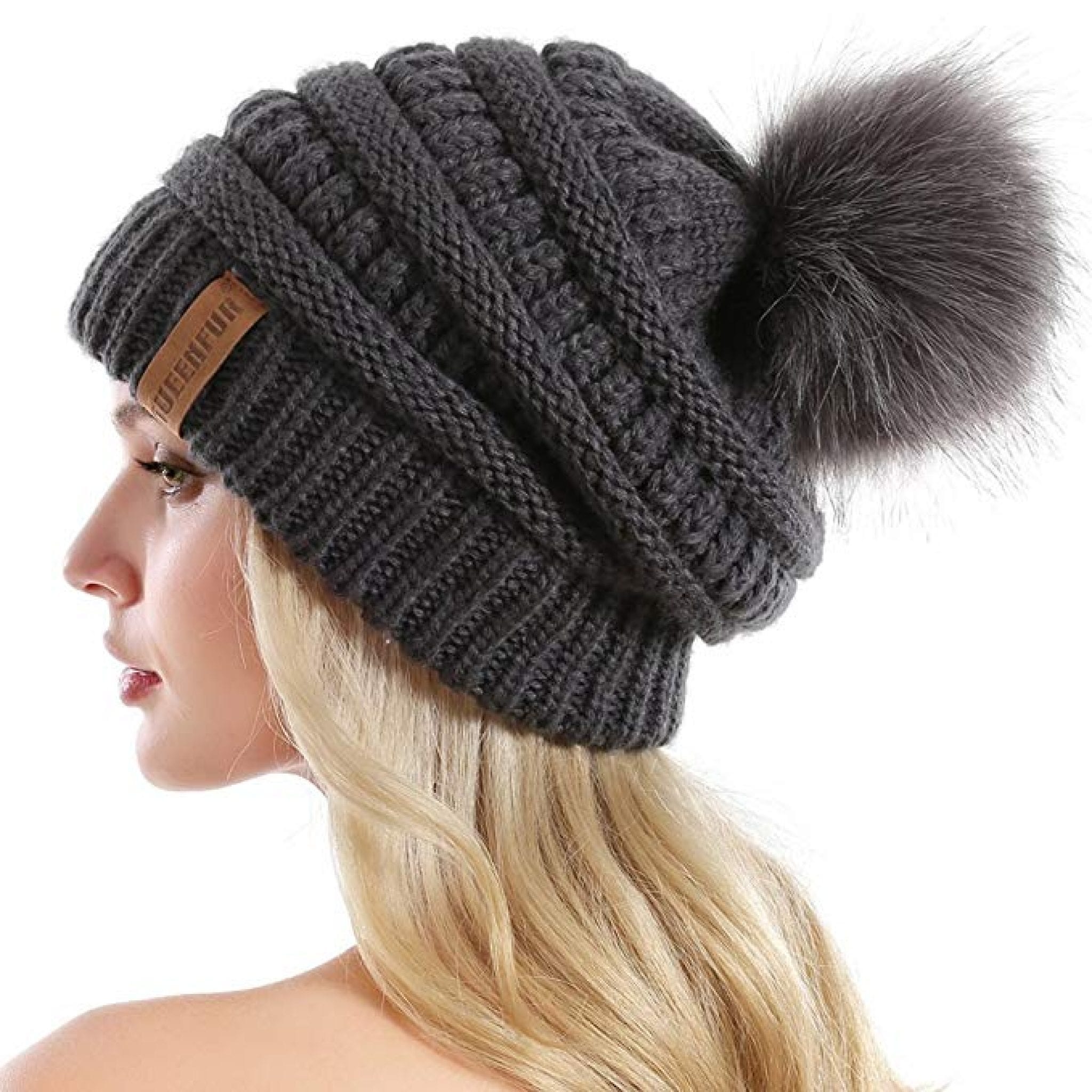 womens north face bobble hat