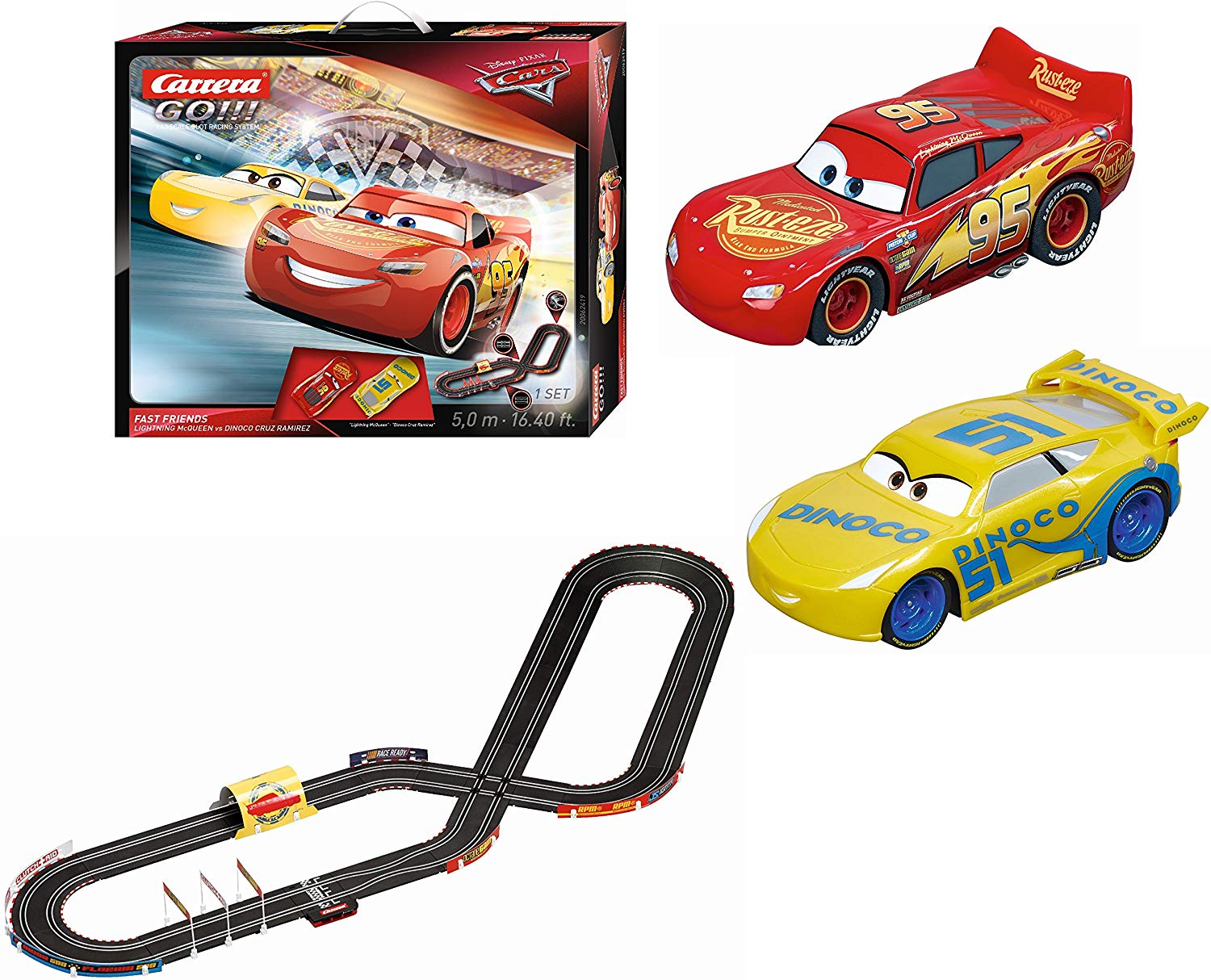 artin super loop speedway slot car racing set slot car set