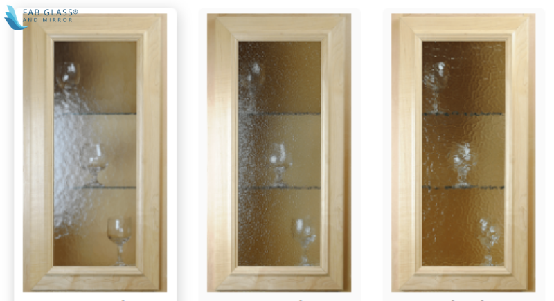 Textured Pattern Cabinet Glass Textured Pattern Cabinet Glass